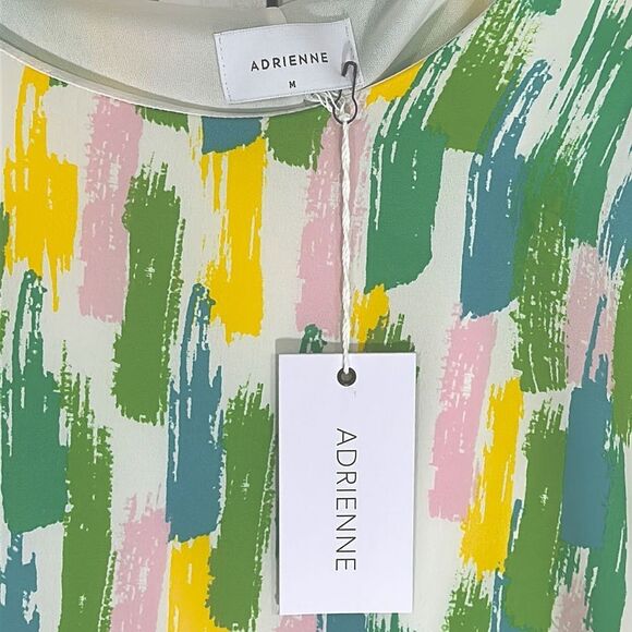 Adrianne Top Size Medium Flowy Top Hi-Lo Hem NWT - Picture 7 of 10